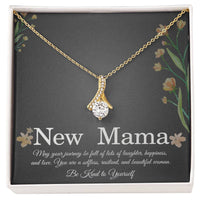 Load image into Gallery viewer, New Mom Necklace – First Time Mom Gift for Christmas or First Mother’s Day – Be Kind to Yourself ShineOn Fulfillment

