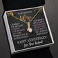 Anniversary Necklace for Wife Anniversary Gifts for Women I Cannot Live Without You Wife Alluring Beauty Necklace