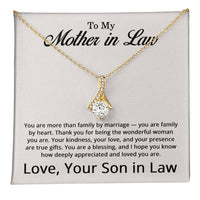 Load image into Gallery viewer, To My Mother in Law Gifts from Son in Law - To My Mother-in-Law Necklace from Son-in-Law
