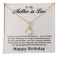 Birthday Gifts for Mother in Law - To My Mother-in-Law Necklace