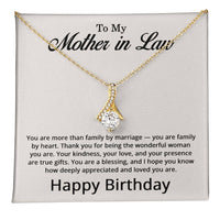 Load image into Gallery viewer, Birthday Gifts for Mother in Law - To My Mother-in-Law Necklace
