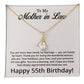 55th Birthday Gifts for Mother in Law - To My Mother in Law Necklace