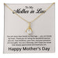 Mother in Law Mothers Day Gift – Alluring Beauty Pendant Mother‑in‑Law Necklace