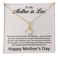 Load image into Gallery viewer, Mother in Law Mothers Day Gift – Alluring Beauty Pendant Mother‑in‑Law Necklace
