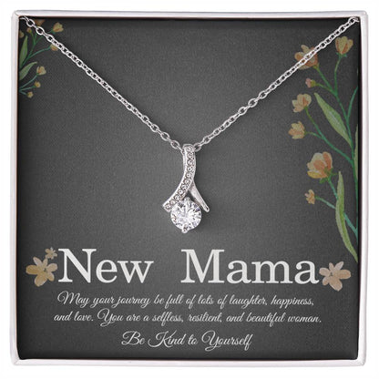 New Mom Necklace – First Time Mom Gift for Christmas or First Mother’s Day – Be Kind to Yourself