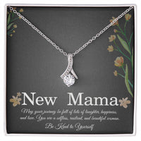 Load image into Gallery viewer, New Mom Necklace – First Time Mom Gift for Christmas or First Mother’s Day – Be Kind to Yourself ShineOn Fulfillment
