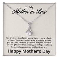 Load image into Gallery viewer, Mother in Law Mothers Day Gift – Alluring Beauty Pendant Mother‑in‑Law Necklace
