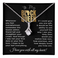 Load image into Gallery viewer, To My Black Queen Necklace for Her - African American Gifts for Women
