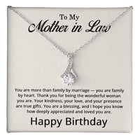 Load image into Gallery viewer, Birthday Gifts for Mother in Law - To My Mother-in-Law Necklace
