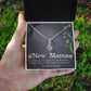 New Mom Necklace – First Time Mom Gift for Christmas or First Mother’s Day – Be Kind to Yourself