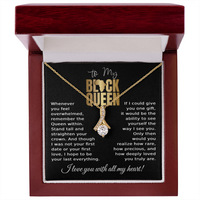 Load image into Gallery viewer, To My Black Queen Necklace for Her - African American Gifts for Women
