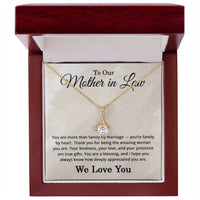 Load image into Gallery viewer, To Our Mother in Law Necklace - Mother in Law Gifts from All of Us
