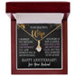 Anniversary Necklace for Wife Anniversary Gifts for Women I Cannot Live Without You Wife Alluring Beauty Necklace