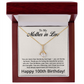 100th Birthday Gifts for Mother in Law - To My Mother in Law Necklace