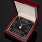 To My Beautiful Wife Necklace from Husband Wife Christmas Gifts from Husband You Will Forever Be My Queen Wife Necklace Alluring Beauty Pendant