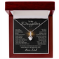 To My Daughter Necklace from Dad Daughter Gift from Father to  Daughter Jewelry with Pendant Braver Stronger
