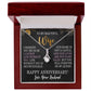 Anniversary Necklace for Wife Anniversary Gifts for Women I Cannot Live Without You Wife Alluring Beauty Necklace
