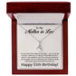55th Birthday Gifts for Mother in Law - To My Mother in Law Necklace