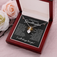 Load image into Gallery viewer, To My Granddaughter Necklace from Grandpa Grandma Precious Granddaughter Gift Birthday Christmas Be Strong Brave from Grandmother Grandfather Grandparent
