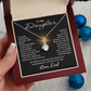 To My Daughter Necklace from Dad Daughter Gift from Father to  Daughter Jewelry with Pendant Braver Stronger