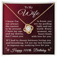 100th Birthday Gifts for Wife Happy 100th Birthday Necklace Jewelry 100 Years Old Birthday Gift