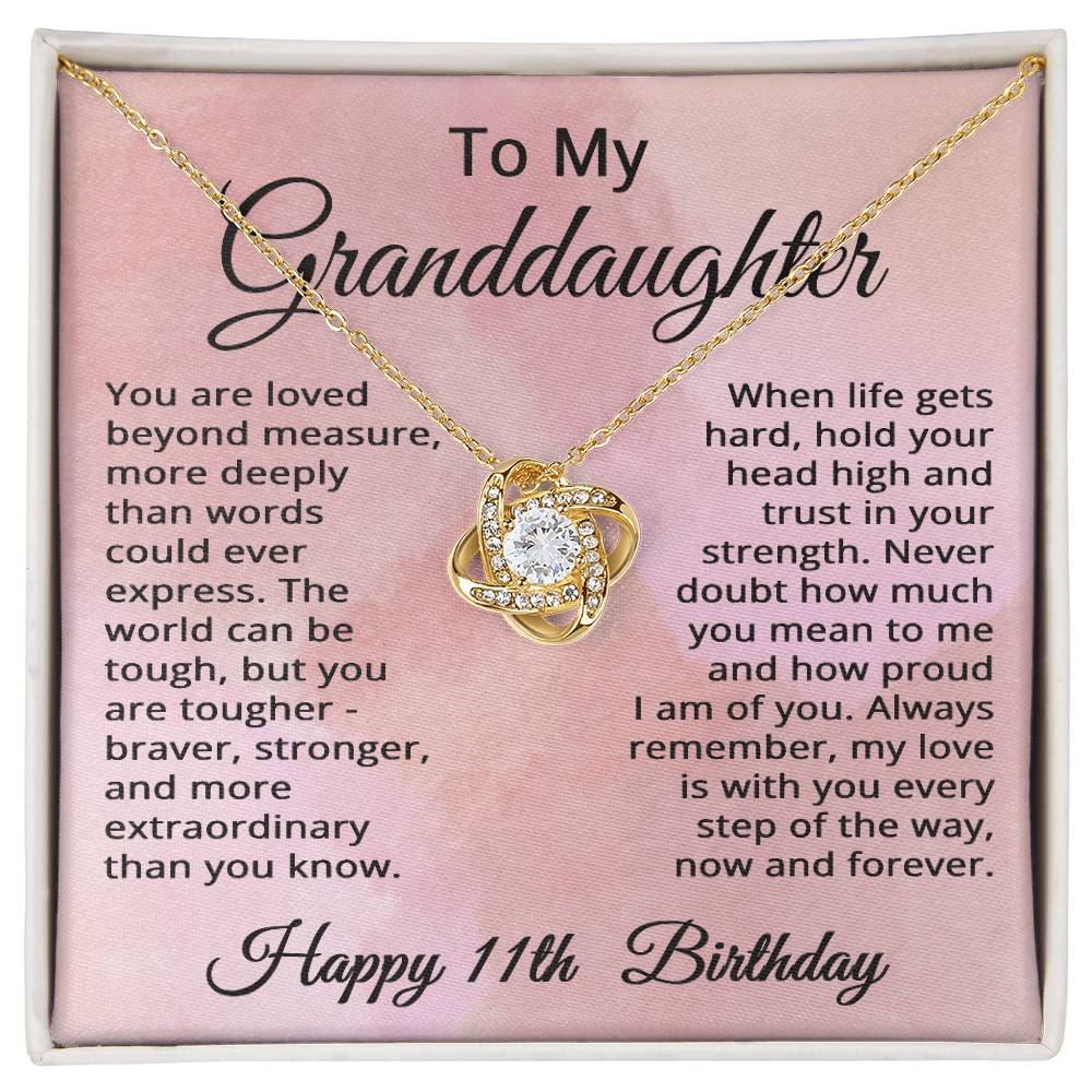 11th Birthday Gifts for Granddaughter Happy 11th Birthday Necklace Jewelry 11 Years Old Birthday Gift