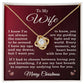 Merry Christmas Gifts for Wife Merry Christmas Necklace Jewelry