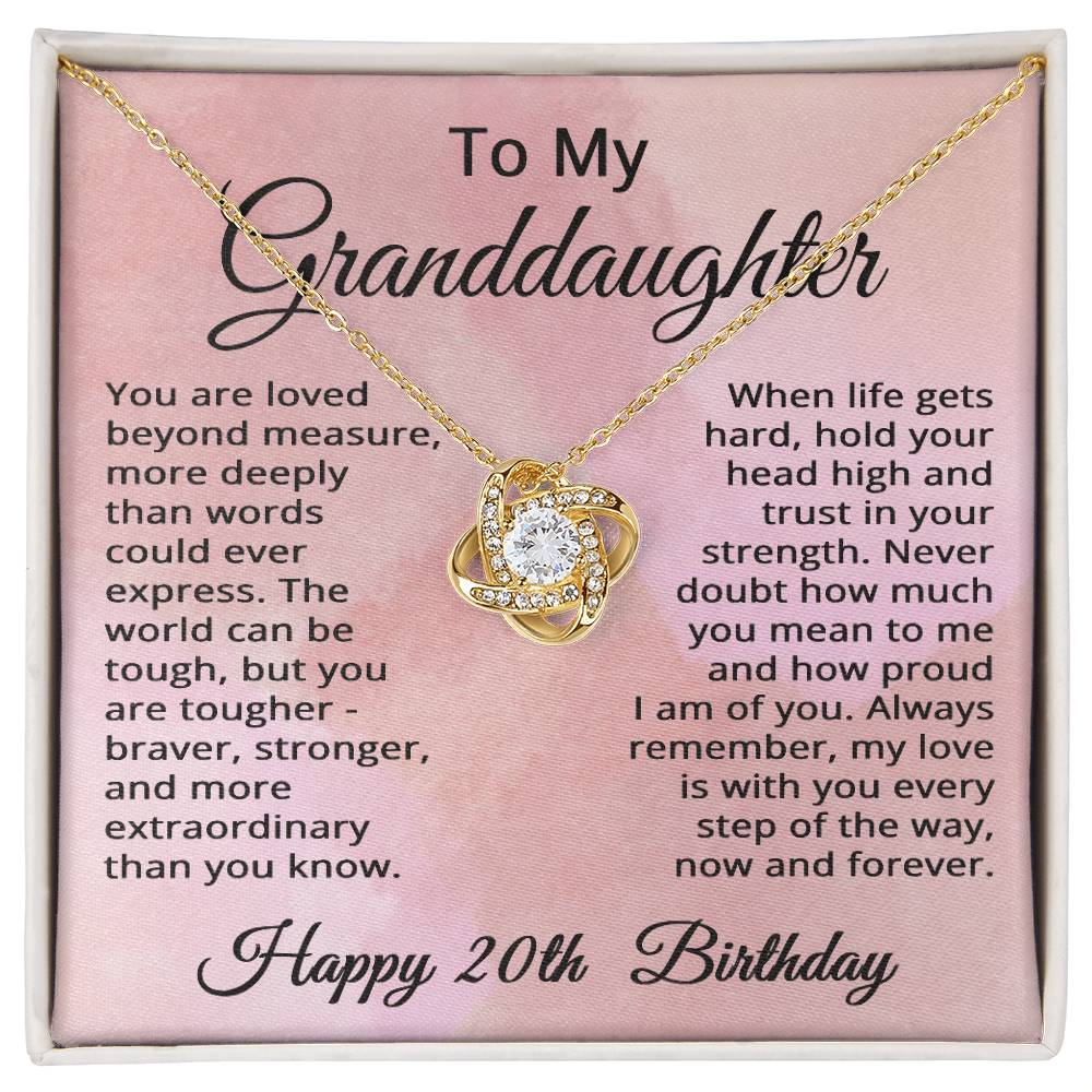 20th Birthday Gifts for Granddaughter Happy 20th Birthday Necklace Jewelry 20 Years Old Birthday Gift