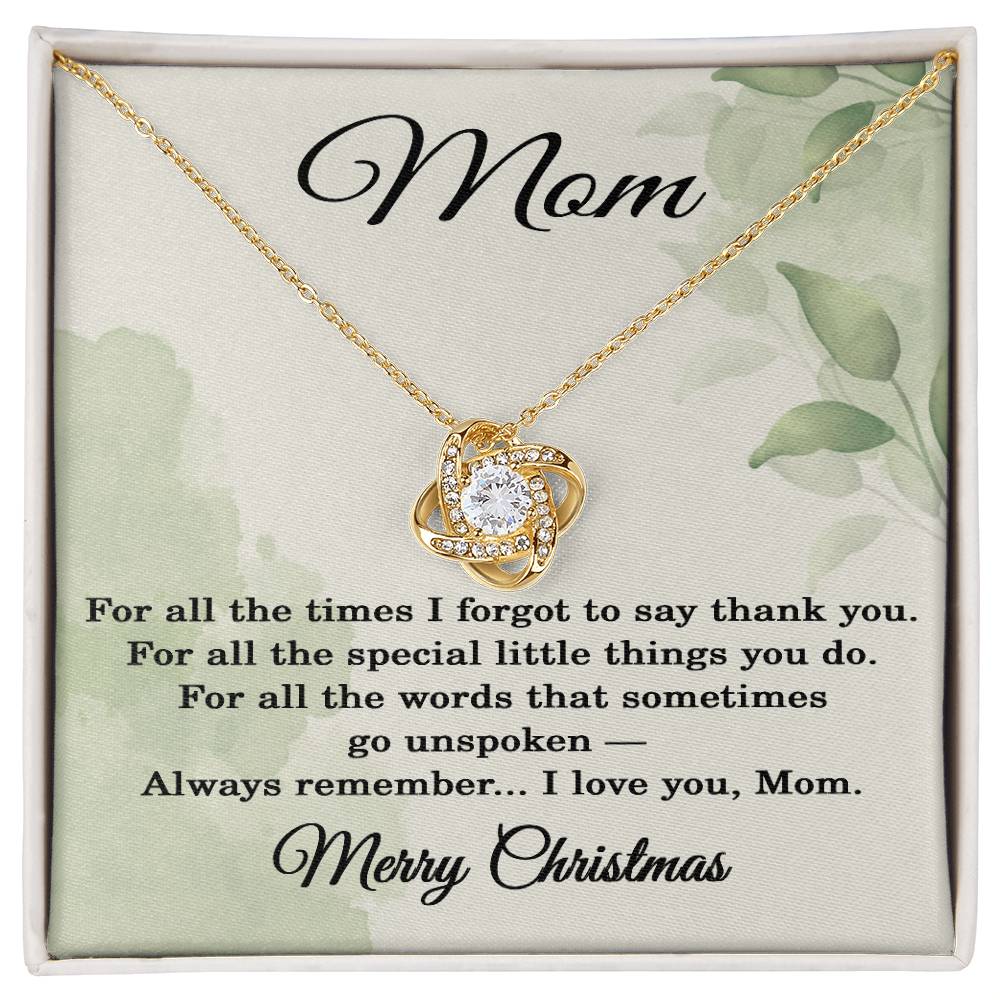 Merry Christmas Gifts for Mom - Merry Christmas Necklace for Mom - Merry Christmas Jewelry for Mothers