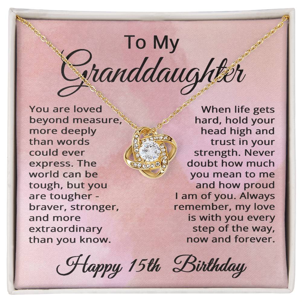 15th Birthday Gifts for Granddaughter Happy 15th Birthday Necklace Jewelry 15 Years Old Birthday Gift