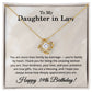 39th Birthday Gifts for Daughter in Law - 39th Birthday Necklace for Daughter-in-Law - To My Daughter in Law Necklace