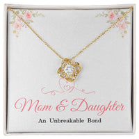 Load image into Gallery viewer, Mom Love Knot Necklace – Mothers Day Jewelry from Daughter - Christmas Gifts for Mom ShineOn Fulfillment

