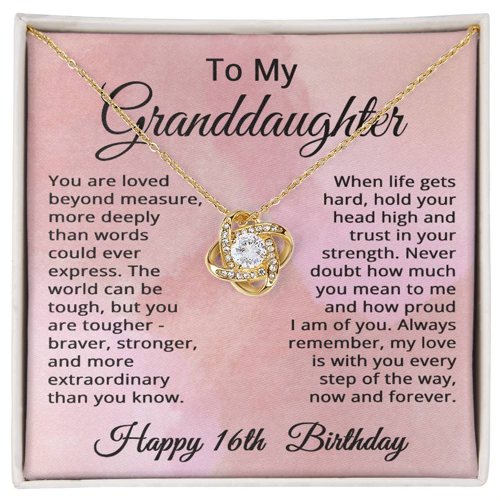 16th Birthday Gifts for Granddaughter Happy 16th Birthday Necklace Jewelry 16 Years Old Birthday Gift