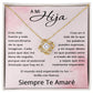 A Mi Hija Collar - A Mi Hija Necklace - Regalo Para Mi Hija En Español - Gift for My Daughter in Spanish