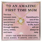 Mother’s Day Necklace for First Time Mom – Birthday or Baby Shower Gift from Family or Friends