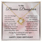 32nd Birthday Gifts for Bonus Daughter - 32nd Birthday Necklace for Stepdaughter - To My Step Daughter Necklace