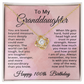 100th Birthday Gifts for Granddaughter Happy 100th Birthday Necklace Jewelry 100 Years Old Birthday Gift