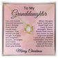 Merry Christmas Gifts for Granddaughter Merry Christmas Necklace Jewelry
