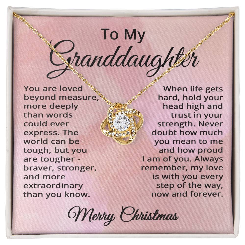 Merry Christmas Gifts for Granddaughter Merry Christmas Necklace Jewelry