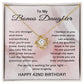 42nd Birthday Gifts for Bonus Daughter - 42nd Birthday Necklace for Stepdaughter - To My Step Daughter Necklace