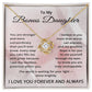 To My Bonus Daughter Necklace