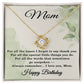 Birthday Gift Ideas for Mom - Happy Birthday Necklace for Mom - Happy Birthday Jewelry for Mothers