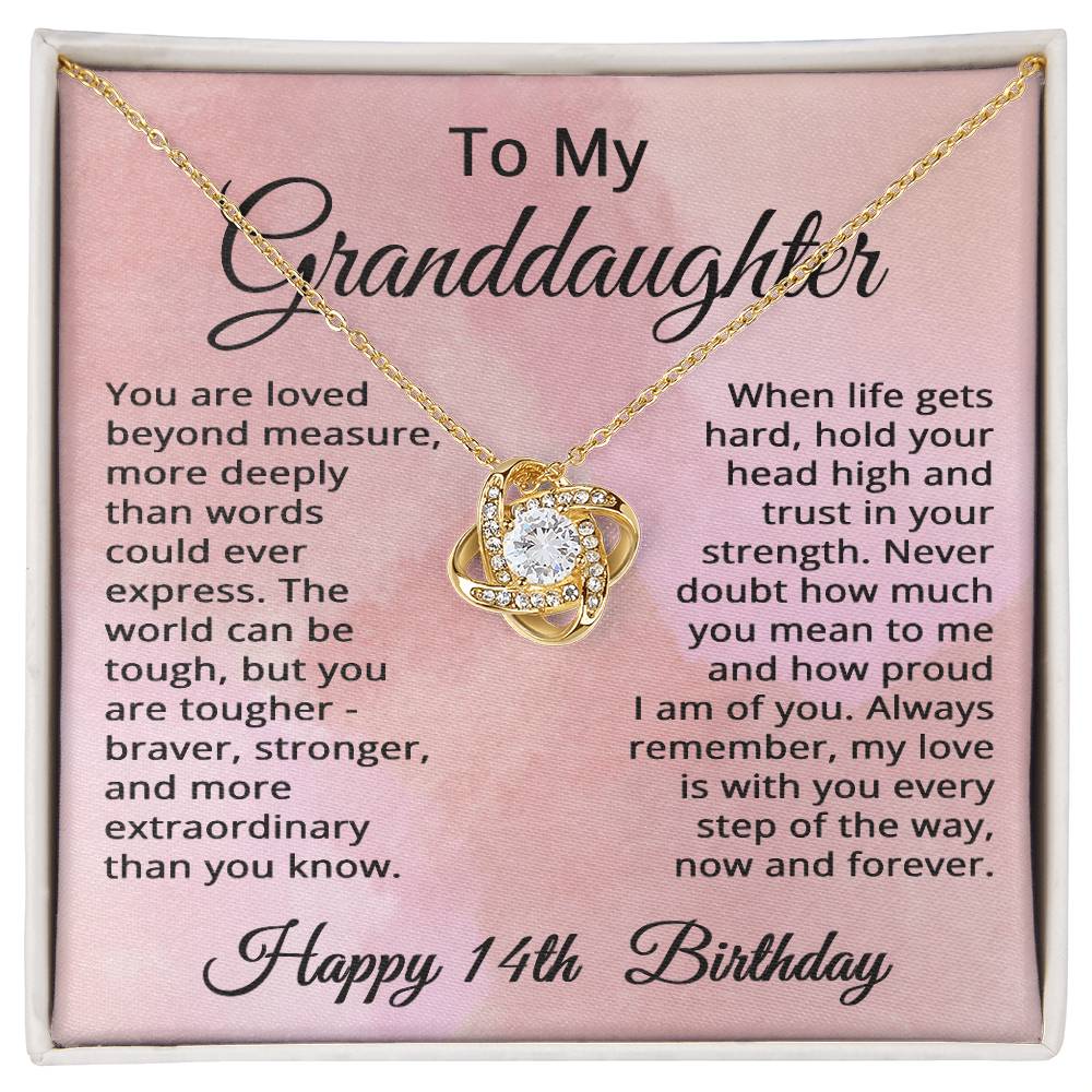 14th Birthday Gifts for Granddaughter Happy 14th Birthday Necklace Jewelry 14 Years Old Birthday Gift