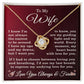 To My Wife Necklace from Husband