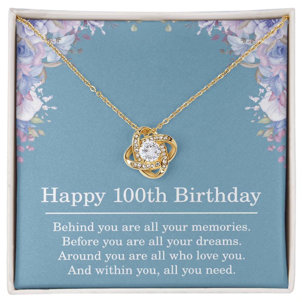 100th Birthday Gifts for Women Best Friend Gift for Her 100 Year Old Birthday Necklace
