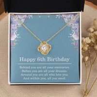 Load image into Gallery viewer, 6th Birthday Gifts for Women Best Friend Gift for Her 6 Year Old Birthday Necklace
