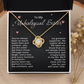 To My Unbiological Sister Necklace for Women Best Friend Gifts for Christmas Bestie Birthday Step Sister Gift for Her Bonus Sister Friendship BFF Sister-in-Law Gift