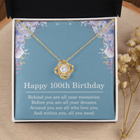 Load image into Gallery viewer, 100th Birthday Gifts for Women Best Friend Gift for Her 100 Year Old Birthday Necklace
