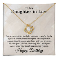 Load image into Gallery viewer, Birthday Gifts for Daughter in Law Adult - To My Daughter-in-Law Necklace

