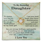 To My Daughter Necklace from Dad and Mom